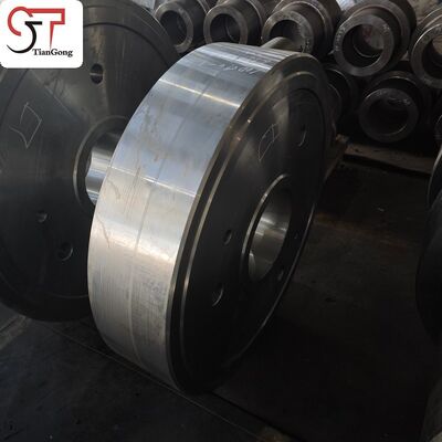 Heat-Treated Forged Alloy Disc As Mounting Base For Industrial Gearbox Housings