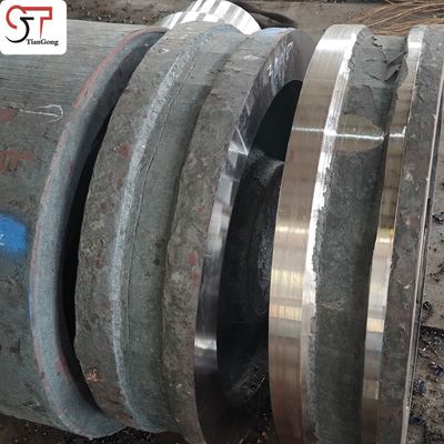 Blast Furnace Carbon Steel Forging Mild Steel Q345 For Bell Gear Ball Mill Gear