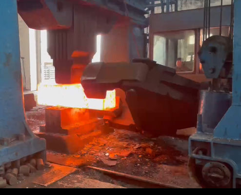18CrNiMo7-6 45# Forged Iron Block Carbon Steel Custom Forged Parts Hydraulic Breaker