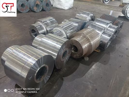 Large Size Industrial Cylinder Alloy Steel Forged Heat Treated Machined To Drawing