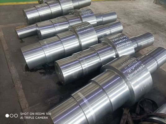 42CrNiMo Free Forging Impact Resistant Planetary Gear Step Shaft For Wind Power Turbines